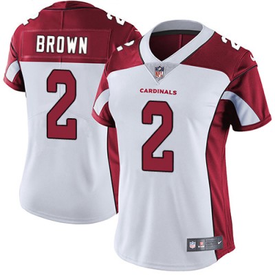 Nike Arizona Cardinals #2 Marquise Brown White Women's Stitched NFL Vapor Untouchable Limited Jersey